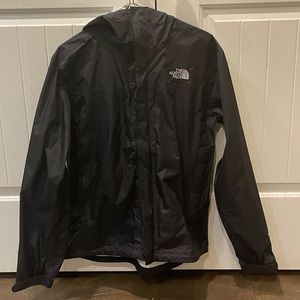 Black Northface Raincoat
